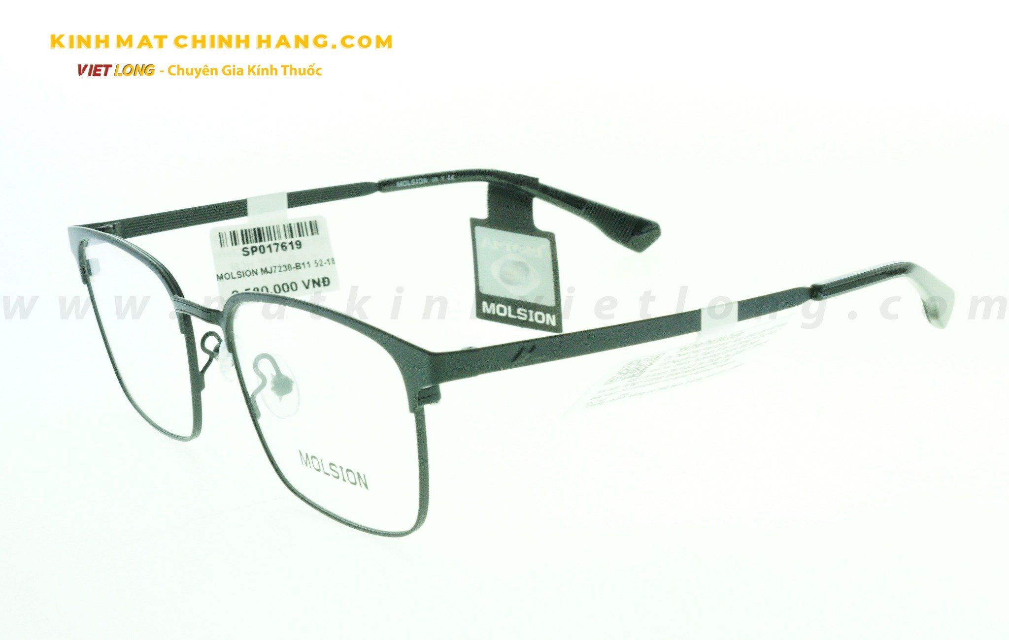 GỌNG KÍNH MOLSION MJ7230-B11 52-18