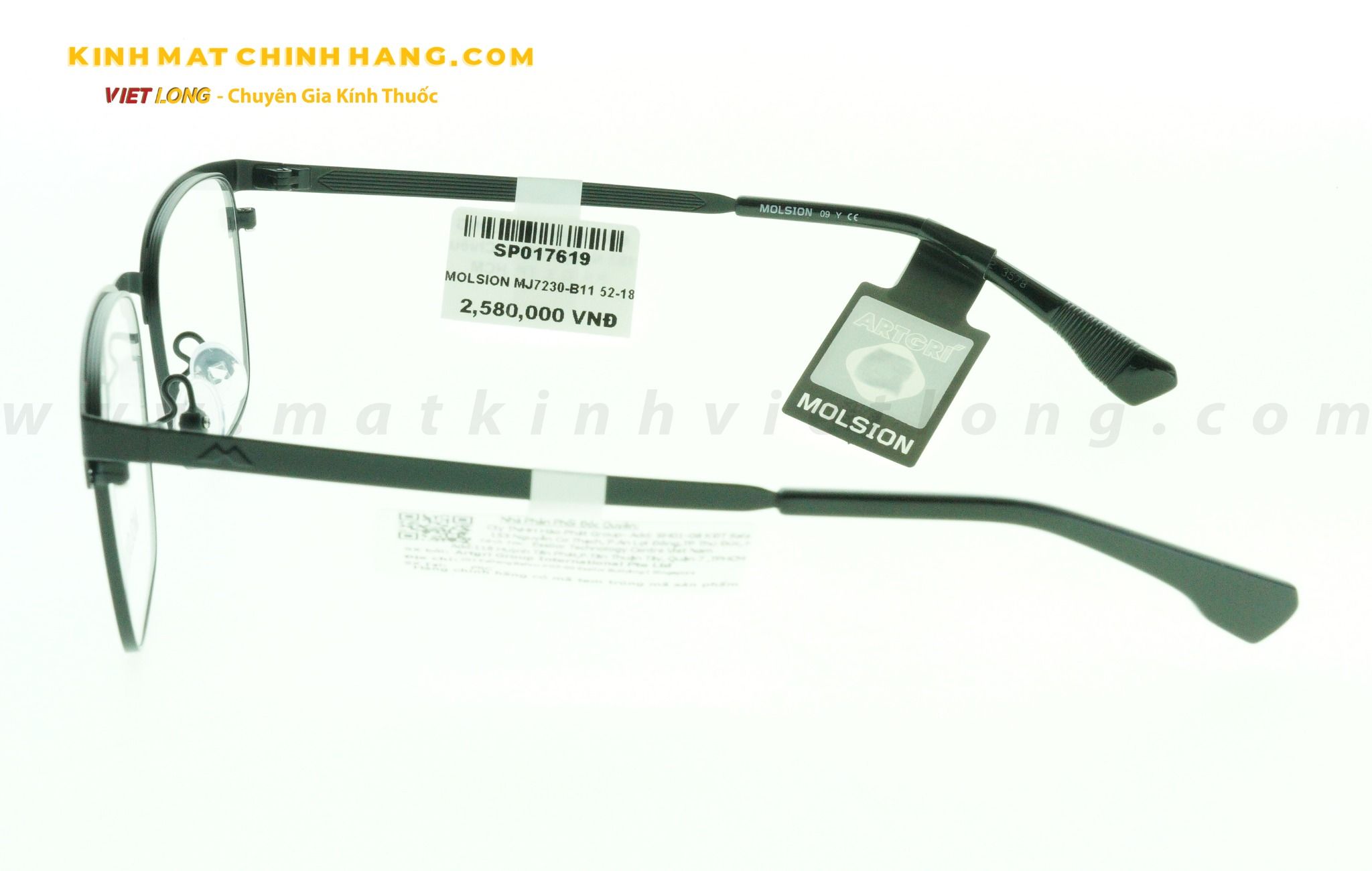 GỌNG KÍNH MOLSION MJ7230-B11 52-18