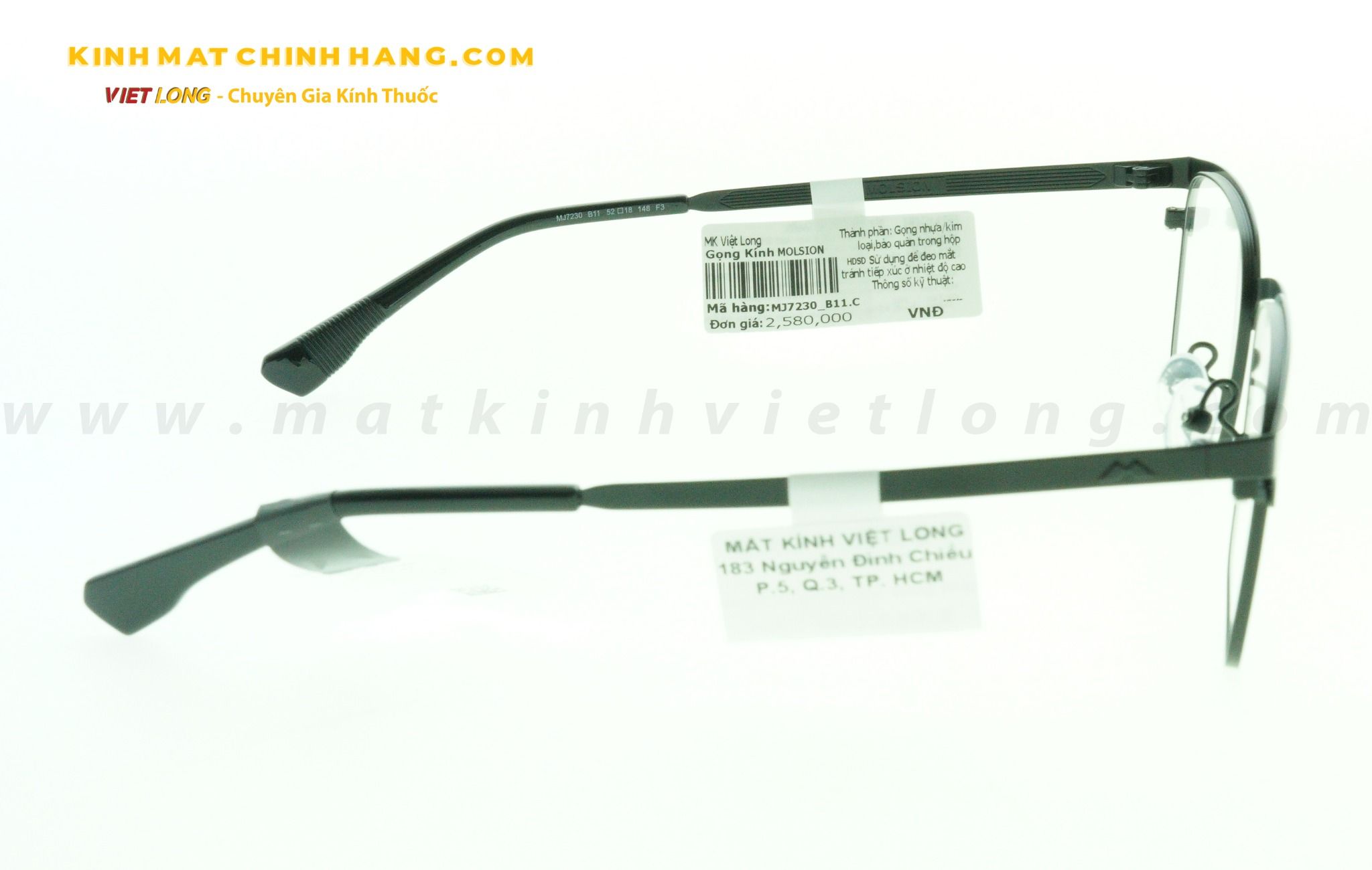 GỌNG KÍNH MOLSION MJ7230-B11 52-18