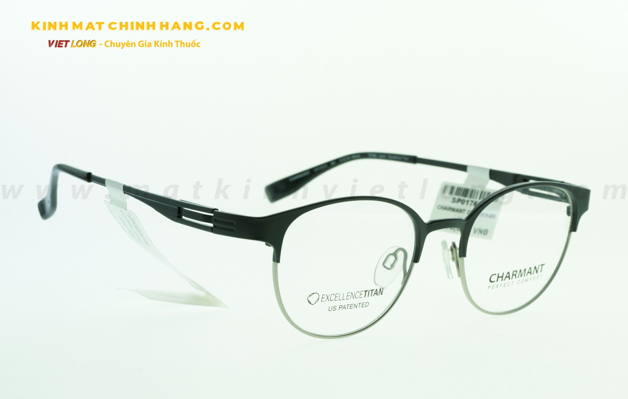 GỌNG KÍNH CHARMANT CH12319-BK 51-19