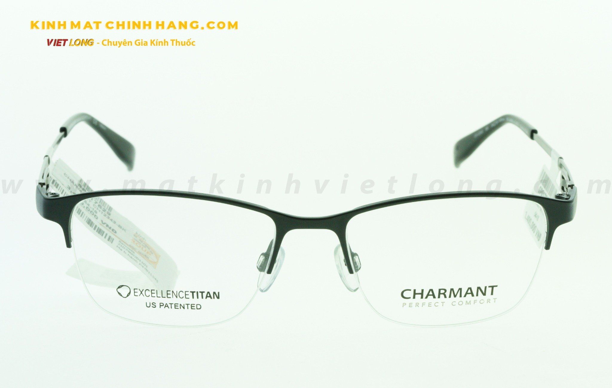  GỌNG KÍNH CHARMANT CH12343-BK 54-18 