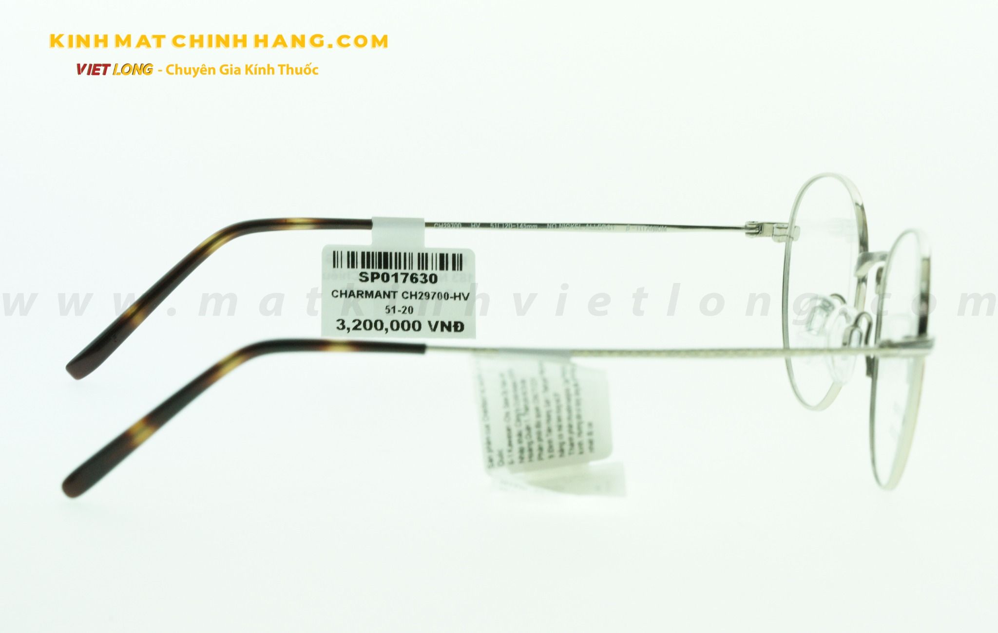  GỌNG KÍNH CHARMANT CH29700-HV 51-20 