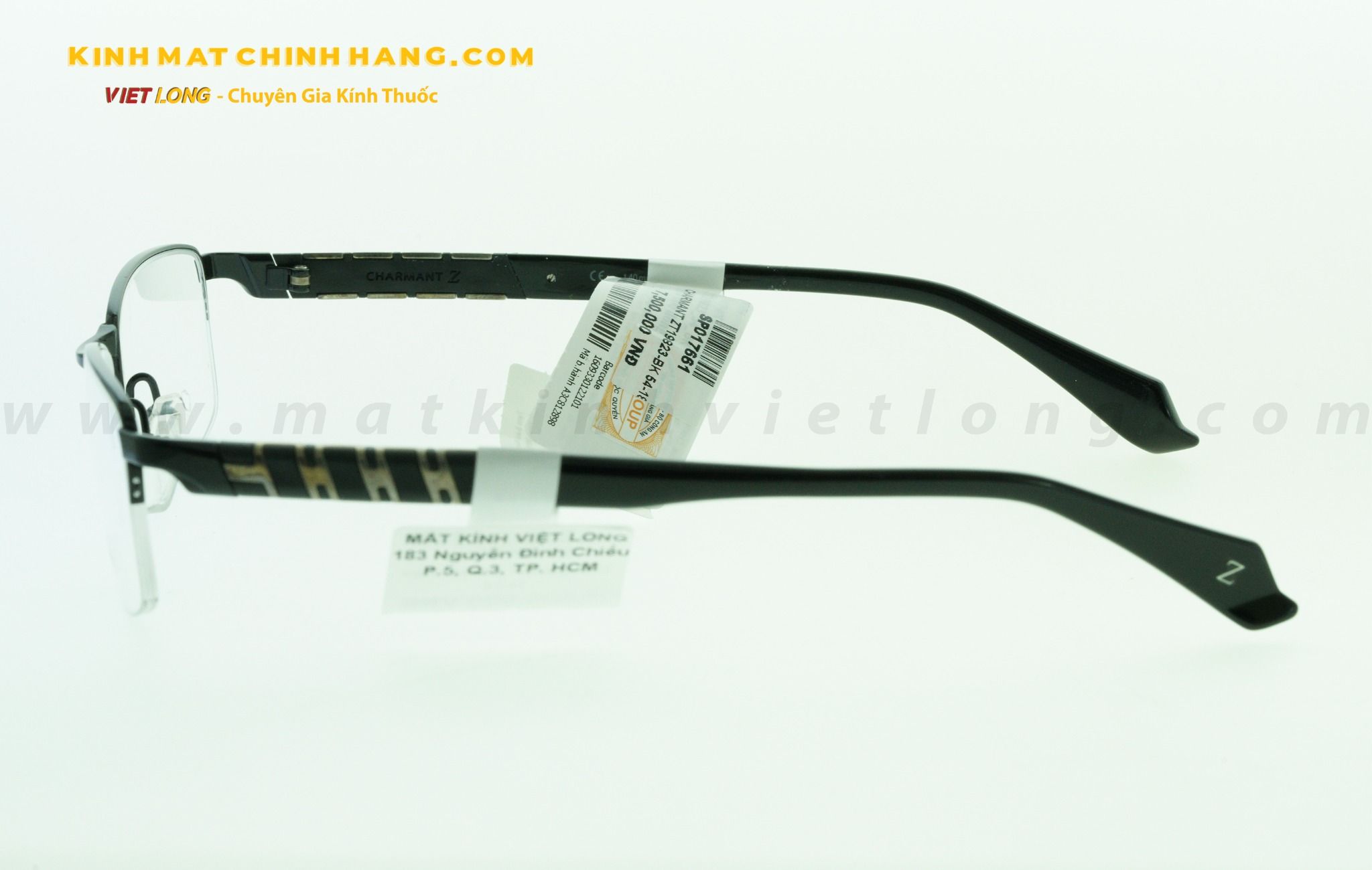 GỌNG KÍNH CHARMANT ZT19823-BK 54-18