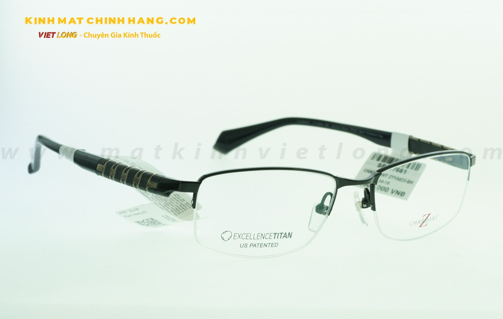 GỌNG KÍNH CHARMANT ZT19823-BK 54-18