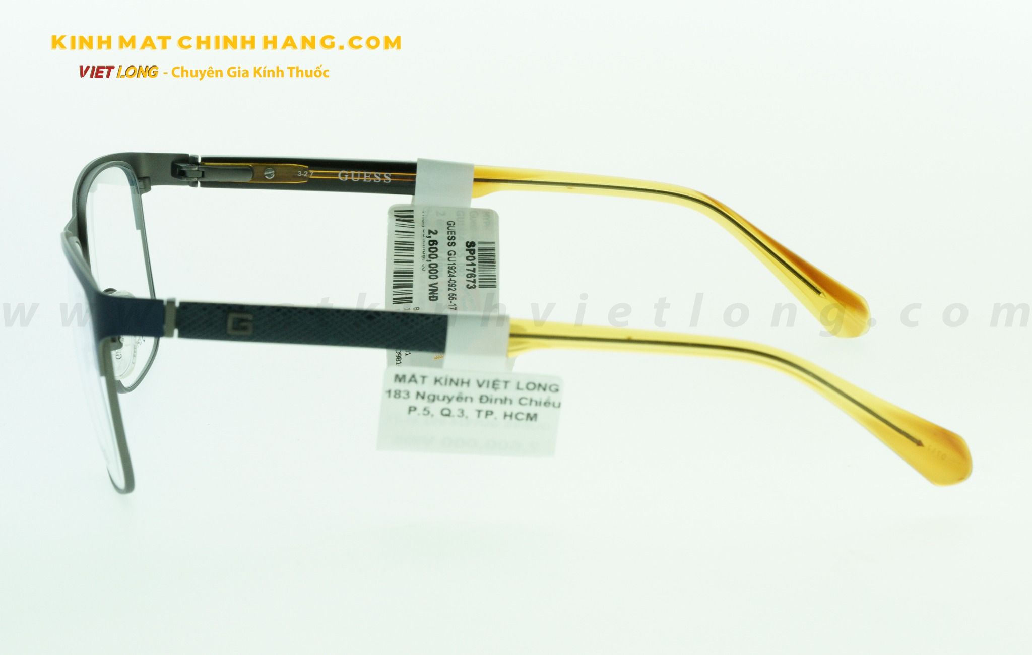 GỌNG KÍNH GUESS GU1924-092 55-17