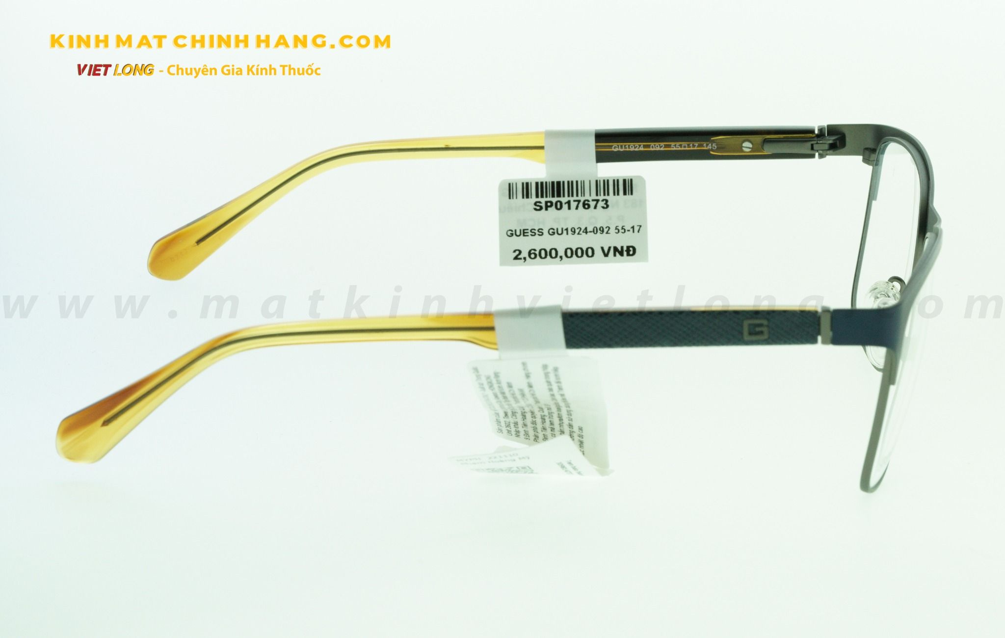 GỌNG KÍNH GUESS GU1924-092 55-17