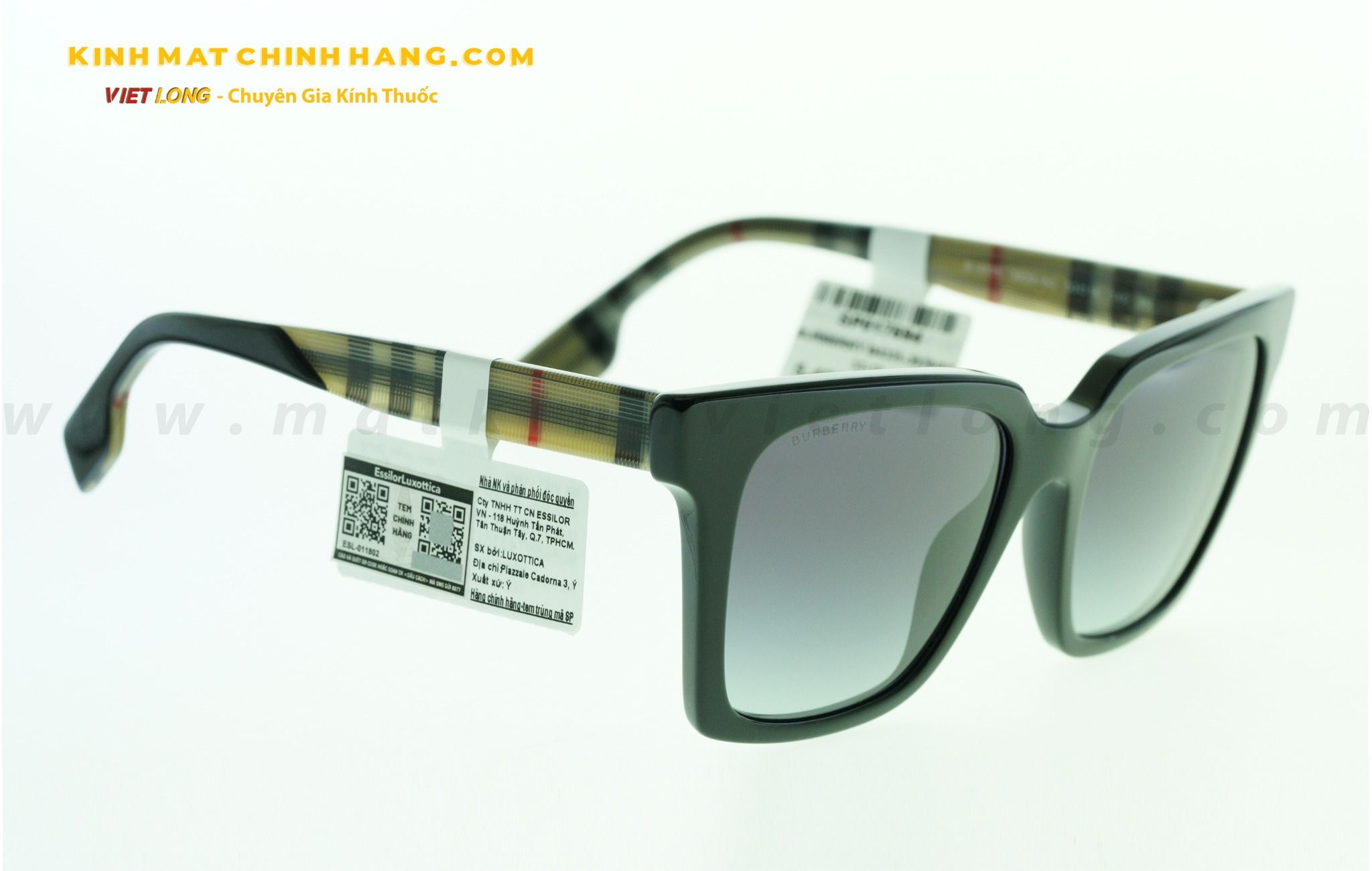 KÍNH MÁT BURBERRY B4335-3929/8G 53-18