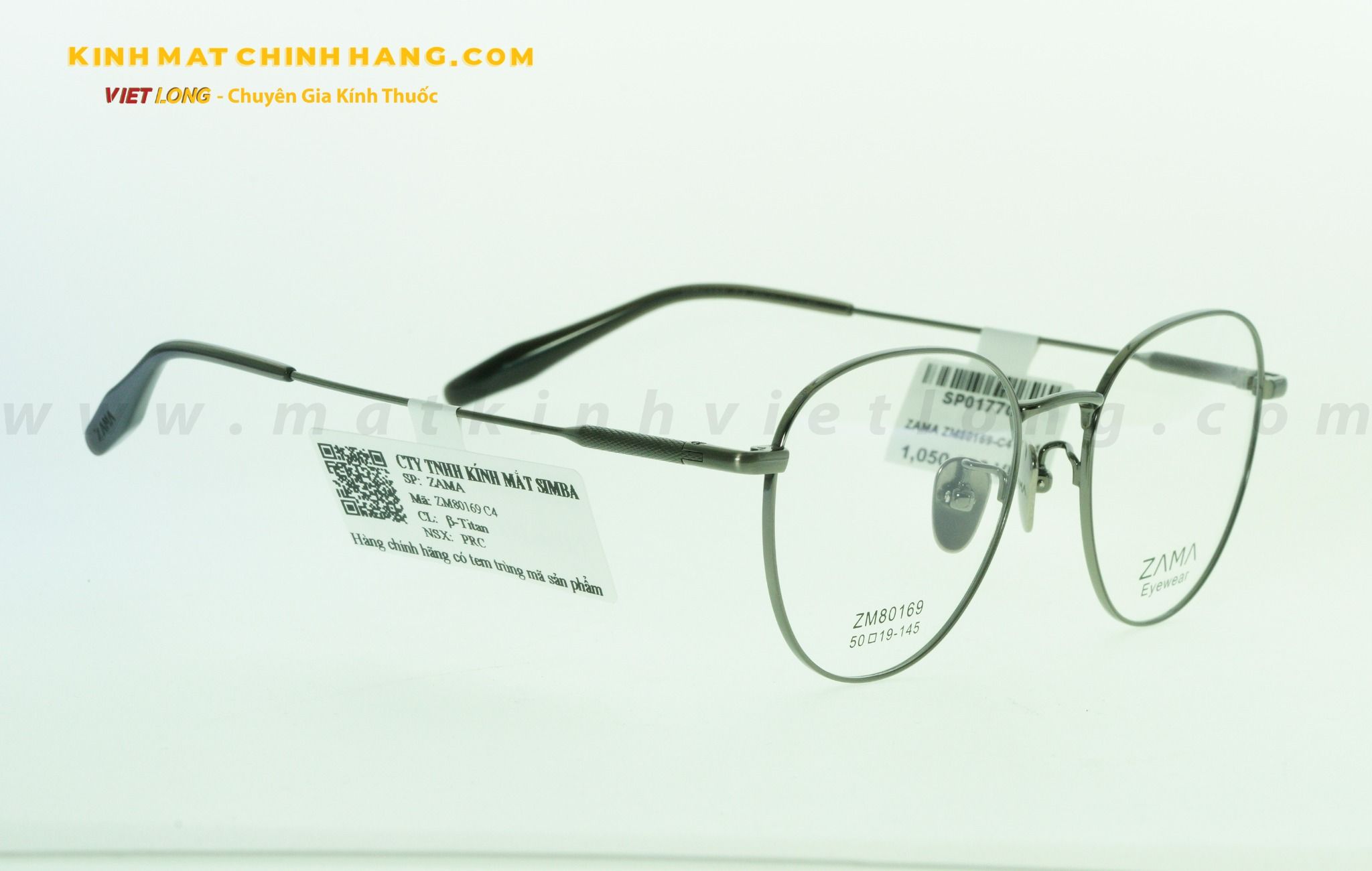 GỌNG KÍNH ZAMA ZM80169-C4 50-19