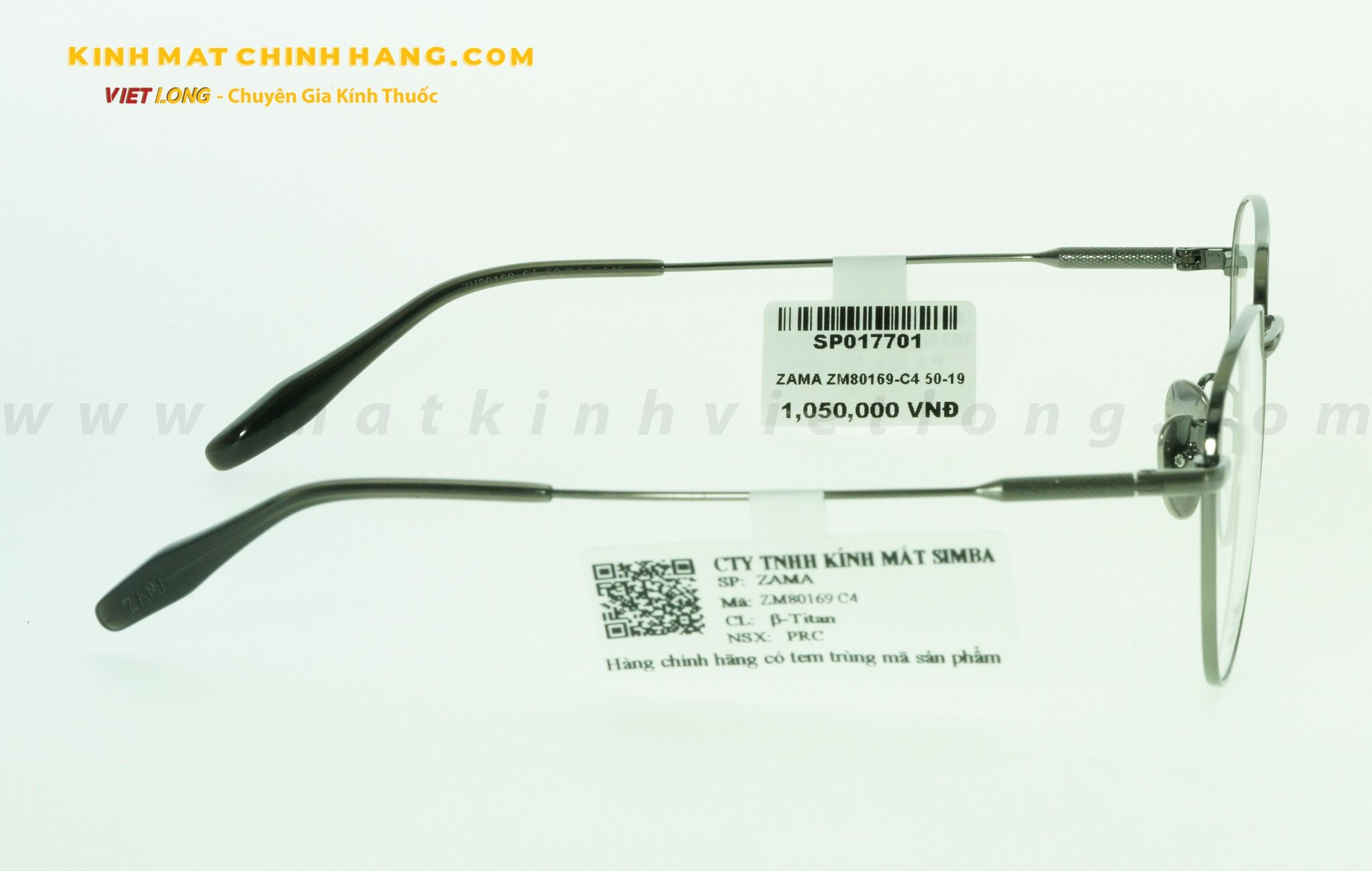 GỌNG KÍNH ZAMA ZM80169-C4 50-19