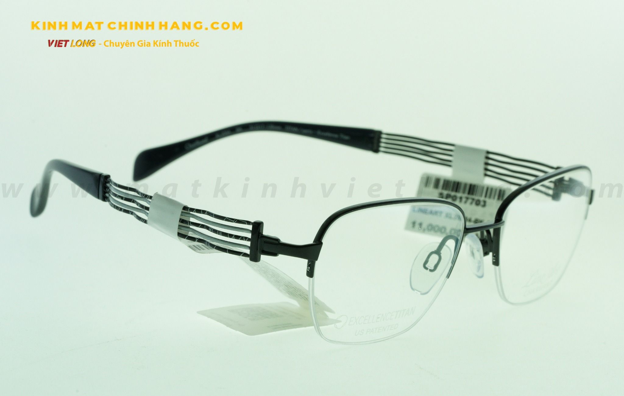 GỌNG KÍNH LINEART XL2084-BK 51-17