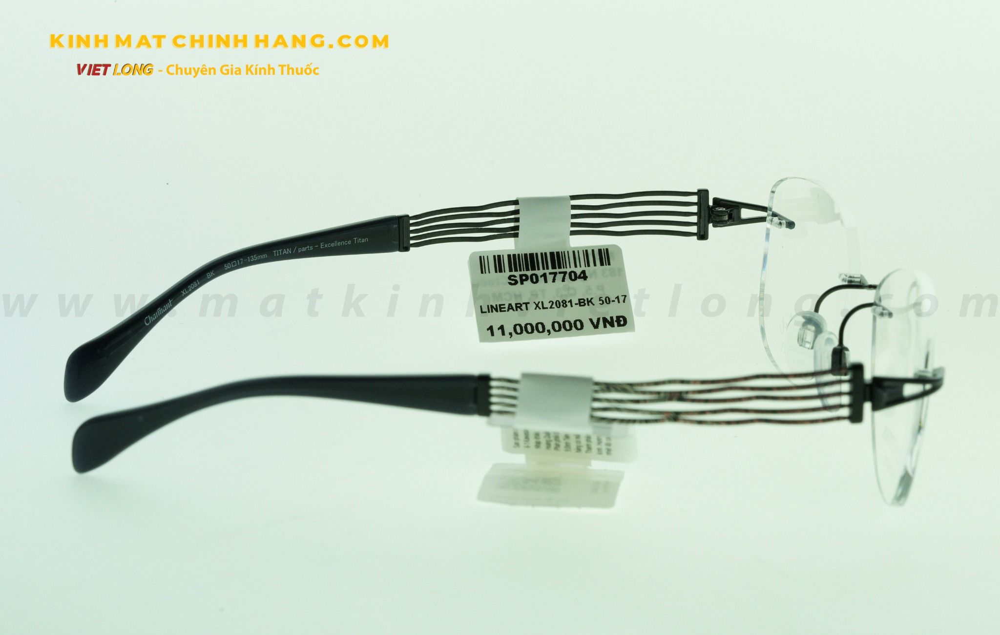 GỌNG KÍNH LINEART XL2081-BK 50-17
