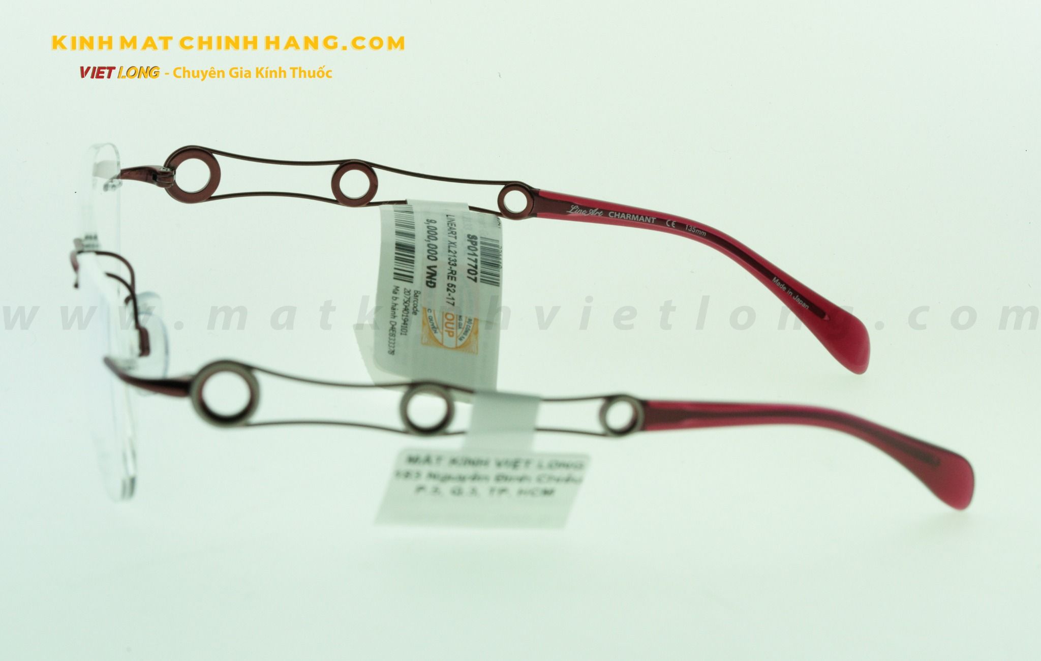 GỌNG KÍNH LINEART XL2133-RE 52-17