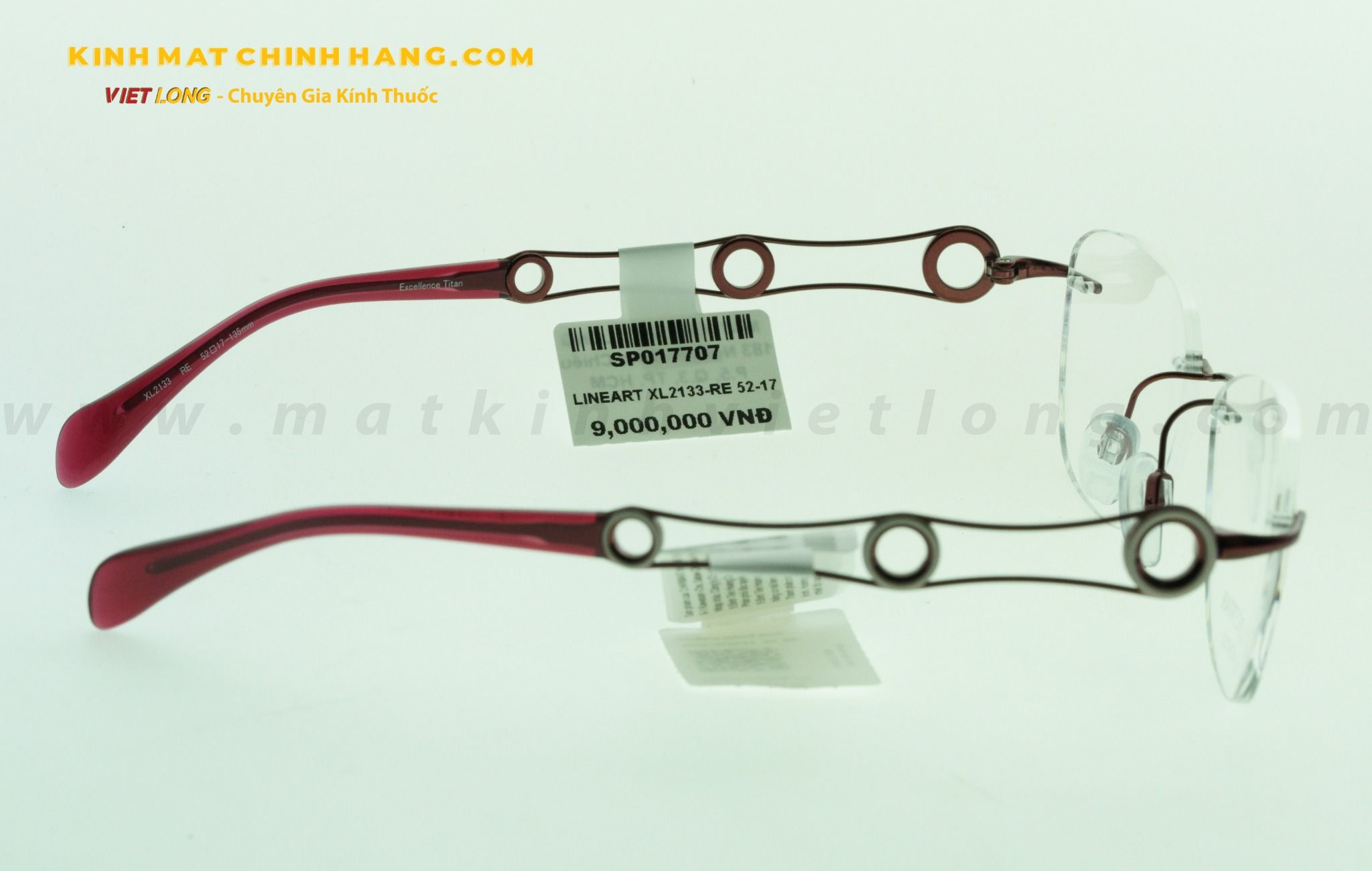 GỌNG KÍNH LINEART XL2133-RE 52-17