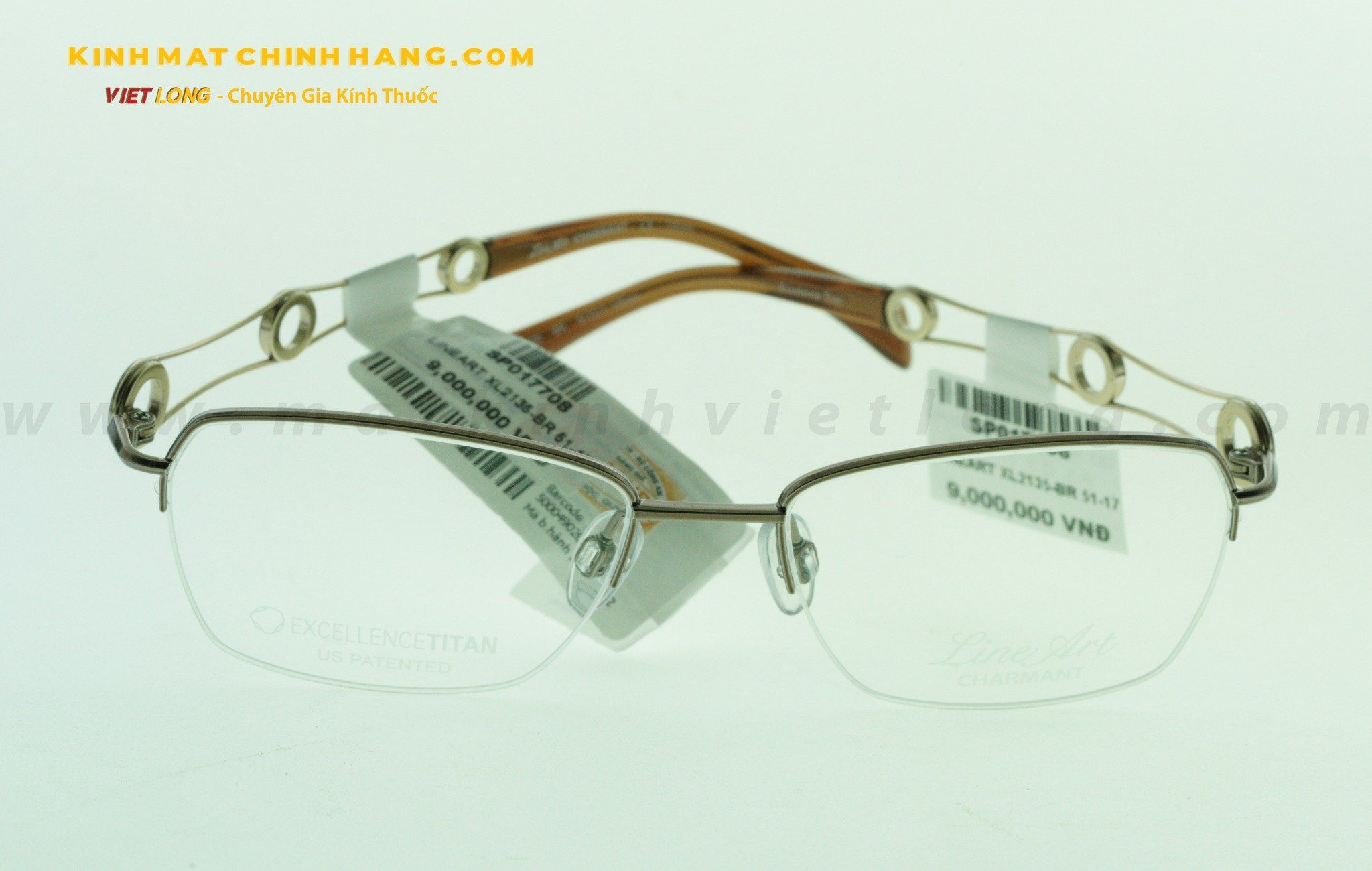 GỌNG KÍNH LINEART XL2135-BR 51-17