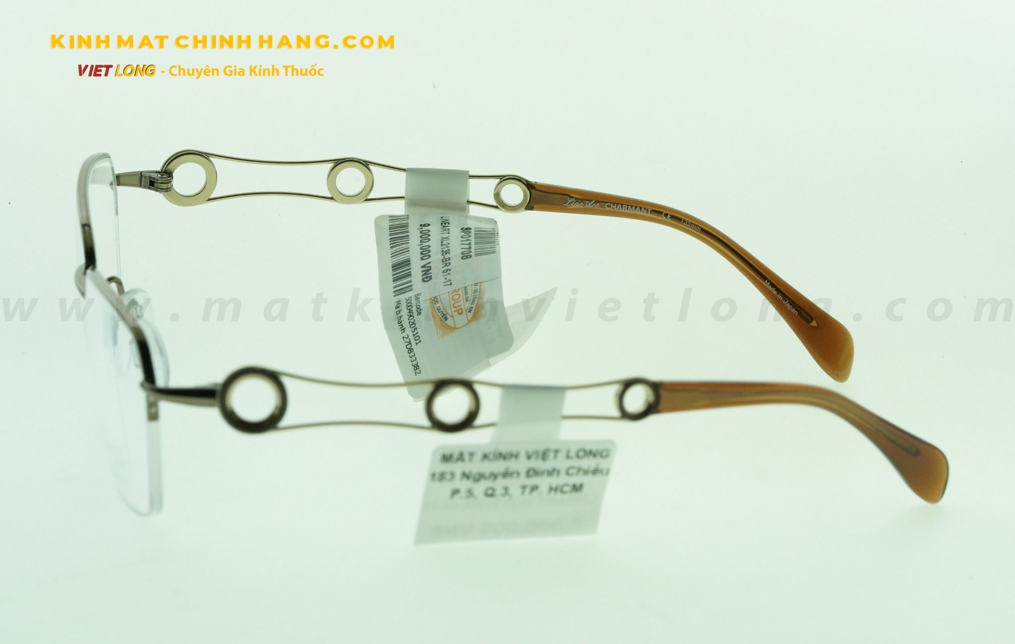 GỌNG KÍNH LINEART XL2135-BR 51-17
