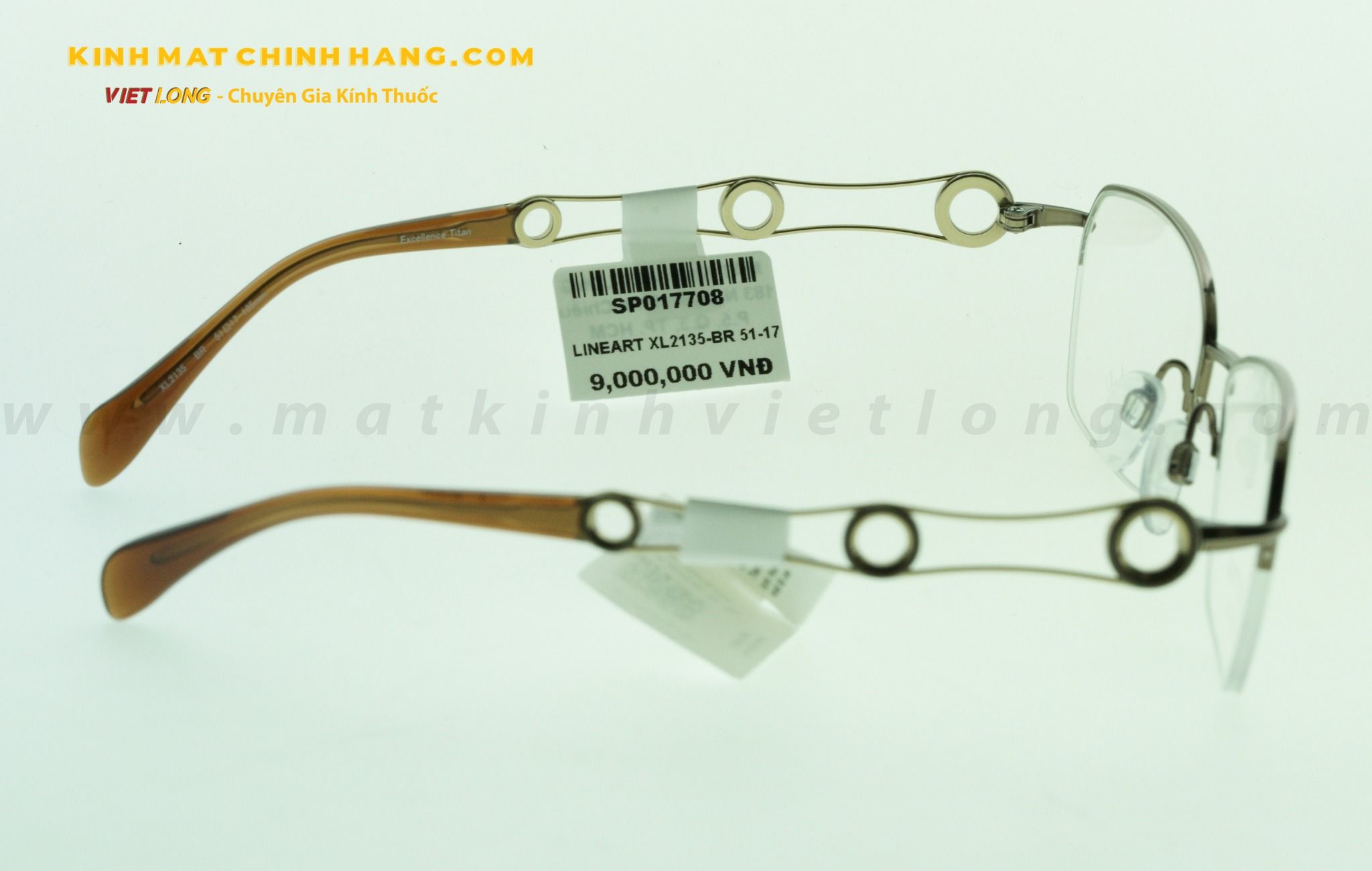 GỌNG KÍNH LINEART XL2135-BR 51-17