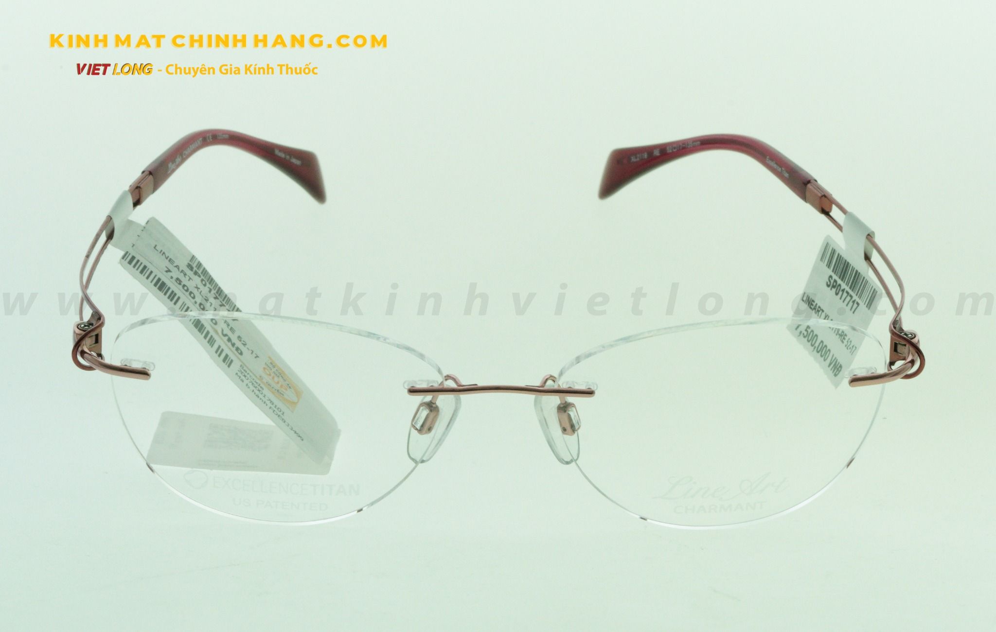 GỌNG KÍNH LINEART XL2119-RE 52-17