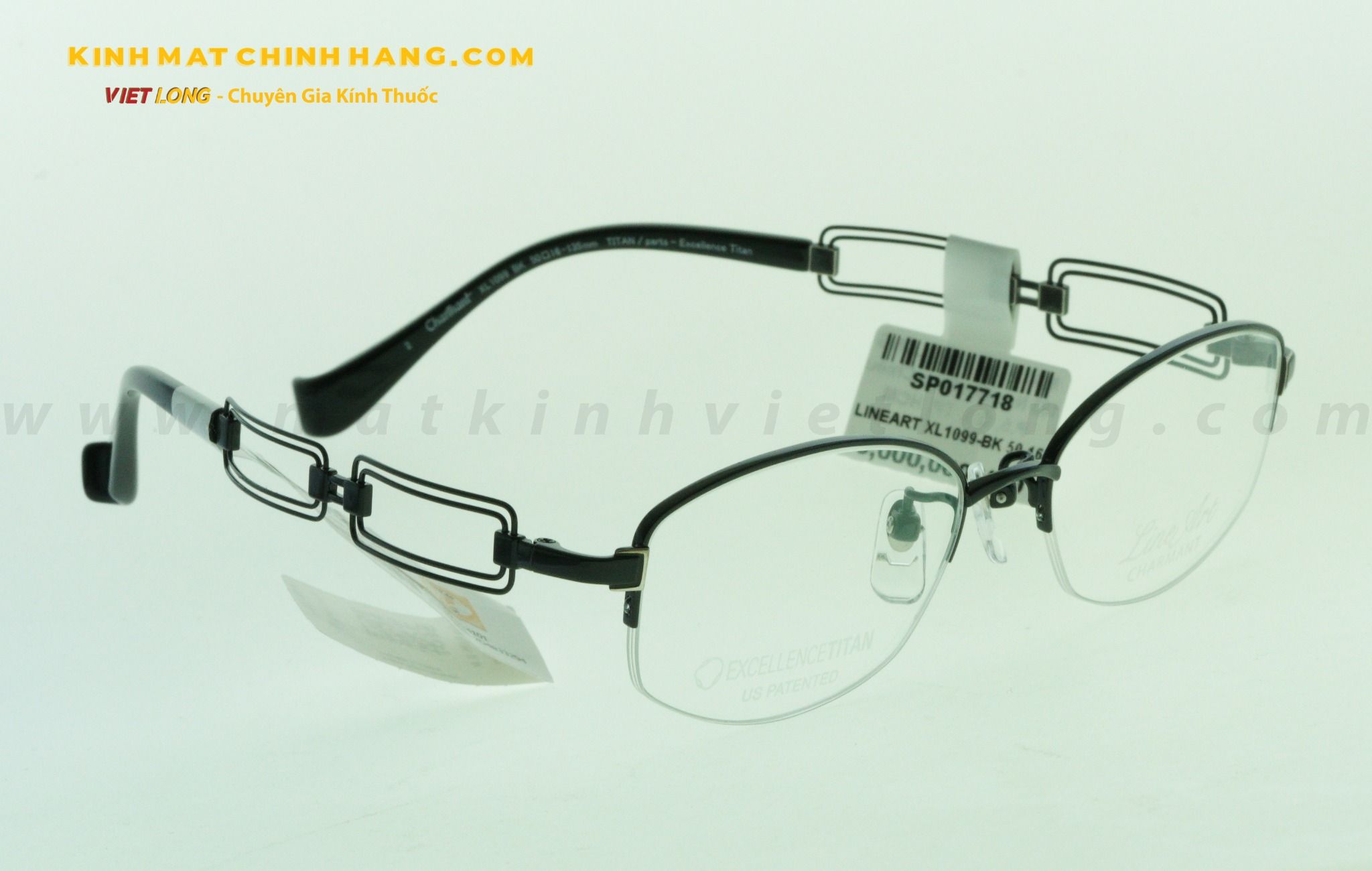 GỌNG KÍNH LINEART XL1099-BK 50-16