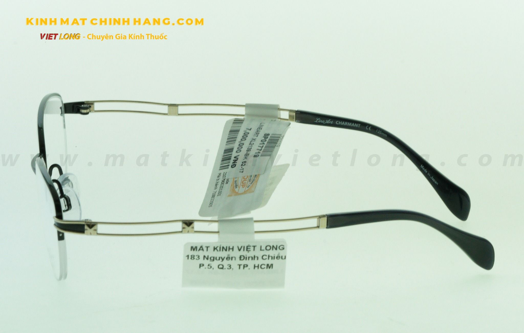 GỌNG KÍNH LINEART XL2139-BK 52-17