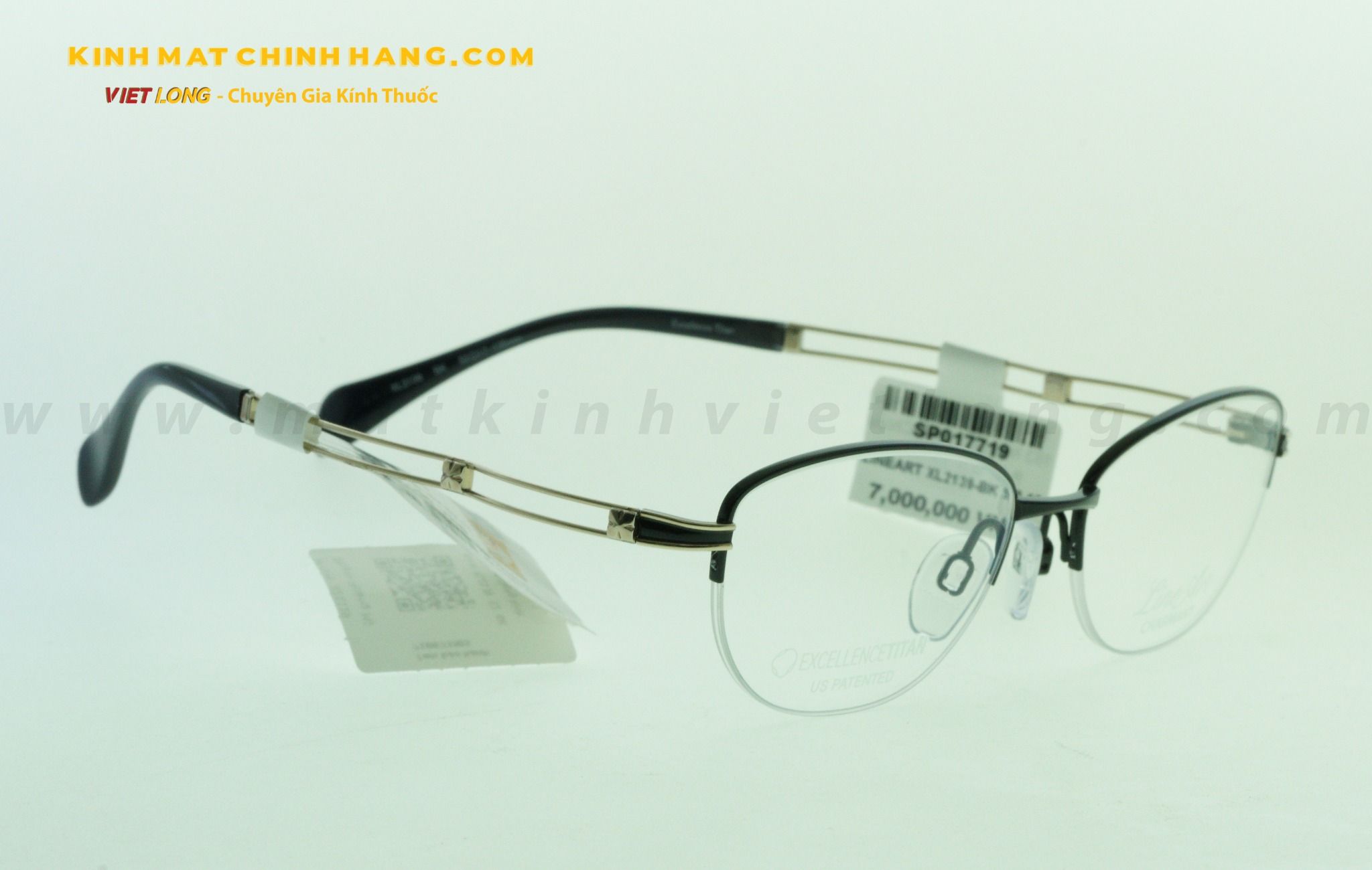 GỌNG KÍNH LINEART XL2139-BK 52-17