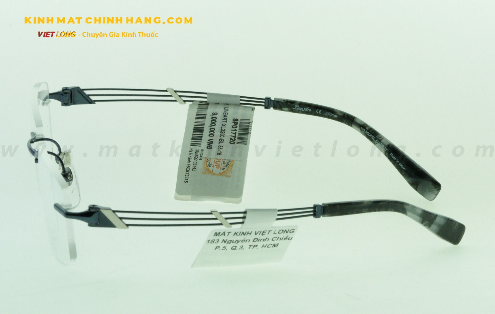 GỌNG KÍNH LINEART XL2200-BL 55-18