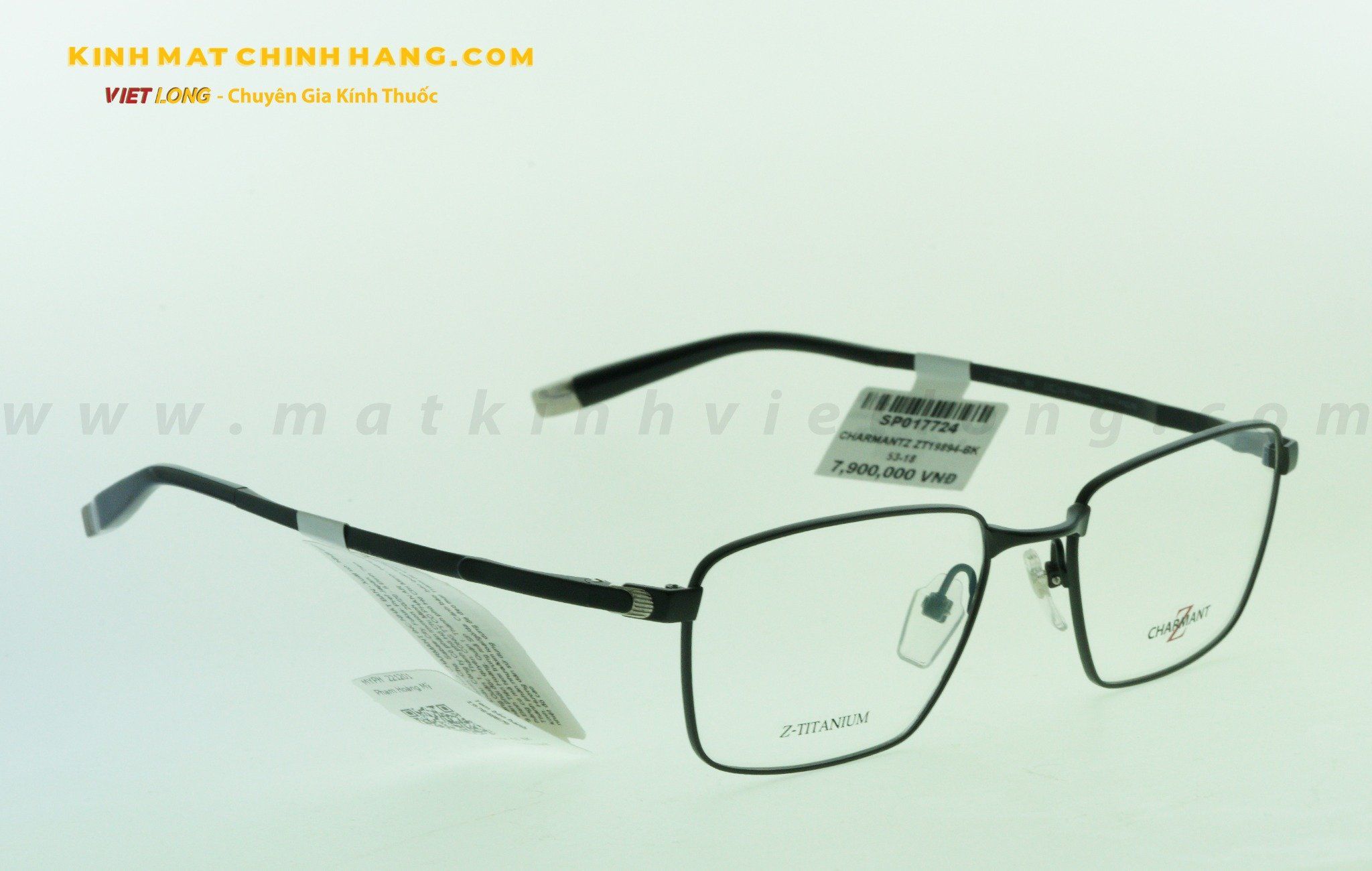 GỌNG KÍNH CHARMANTZ ZT19894-BK 53-18