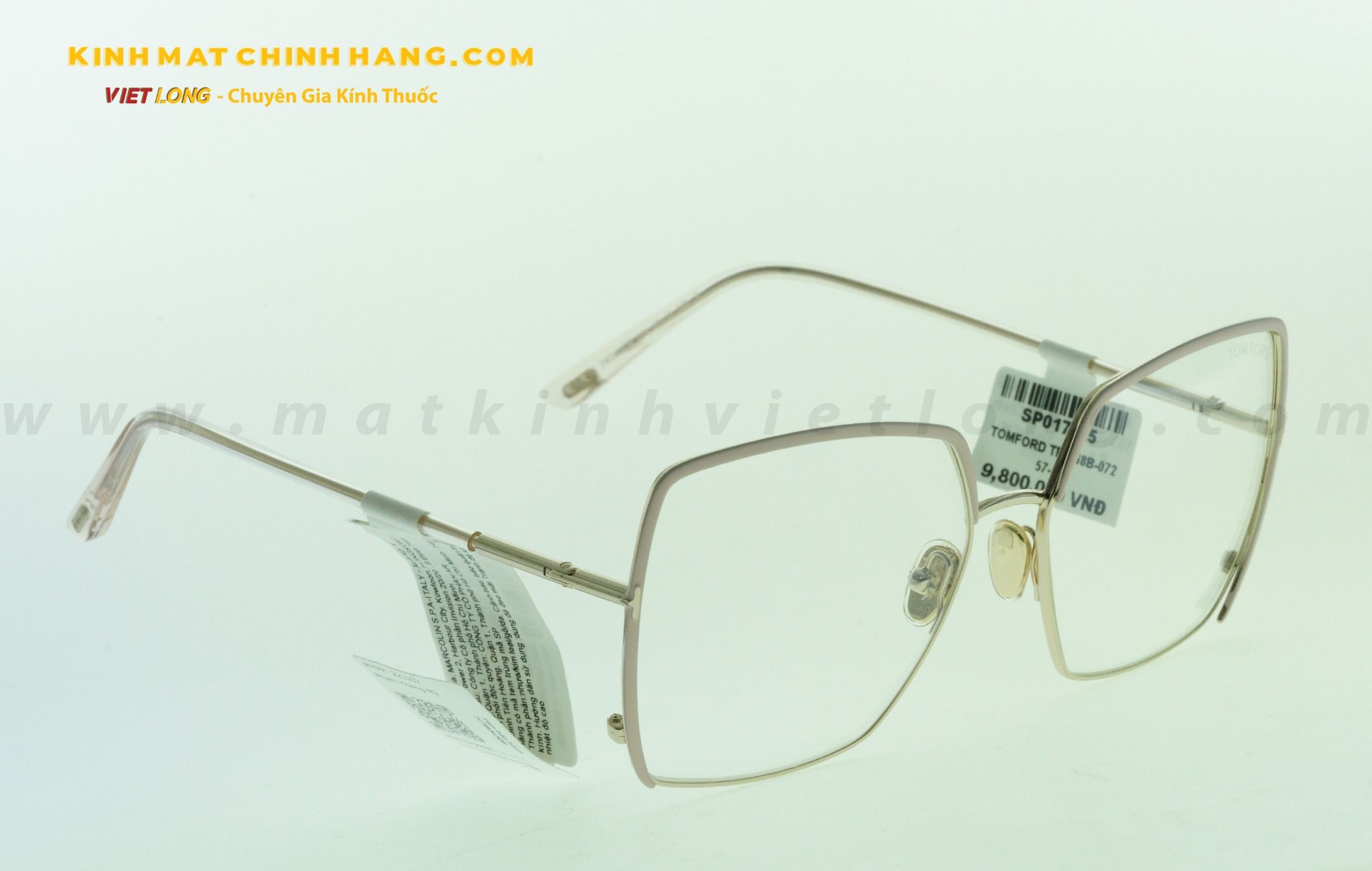  GỌNG KÍNH TOMFORD TF5668B-072 57-15 