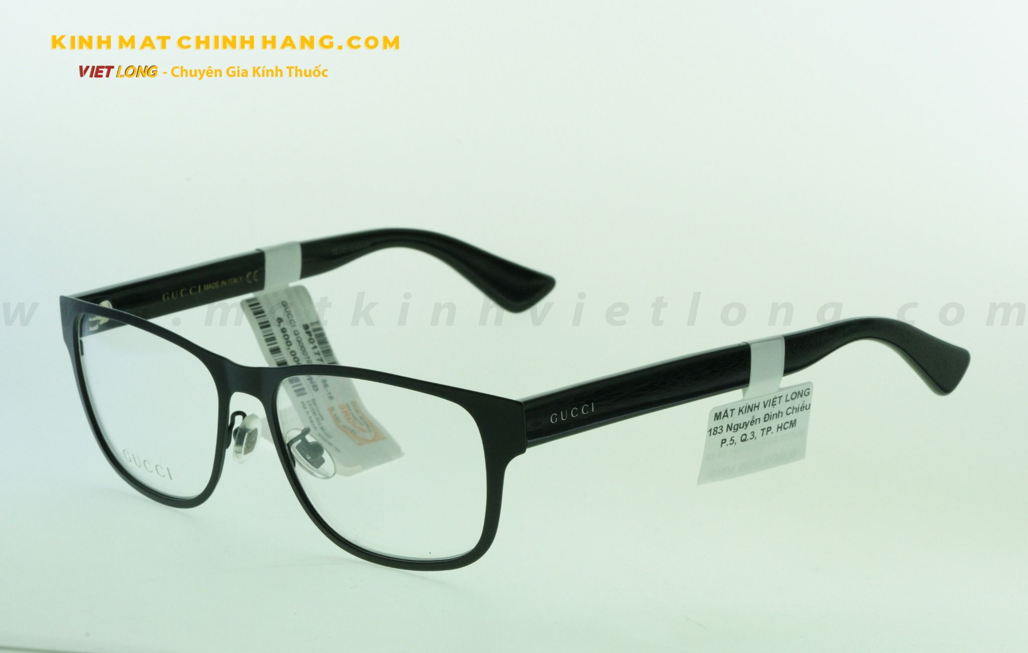GỌNG KÍNH GUCCI GG00070-001 55-16