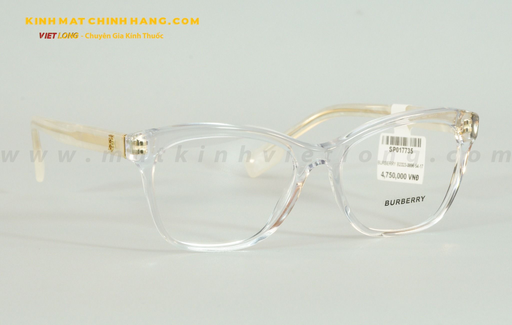  GỌNG KÍNH BURBERRY B2323-3896 54-17 