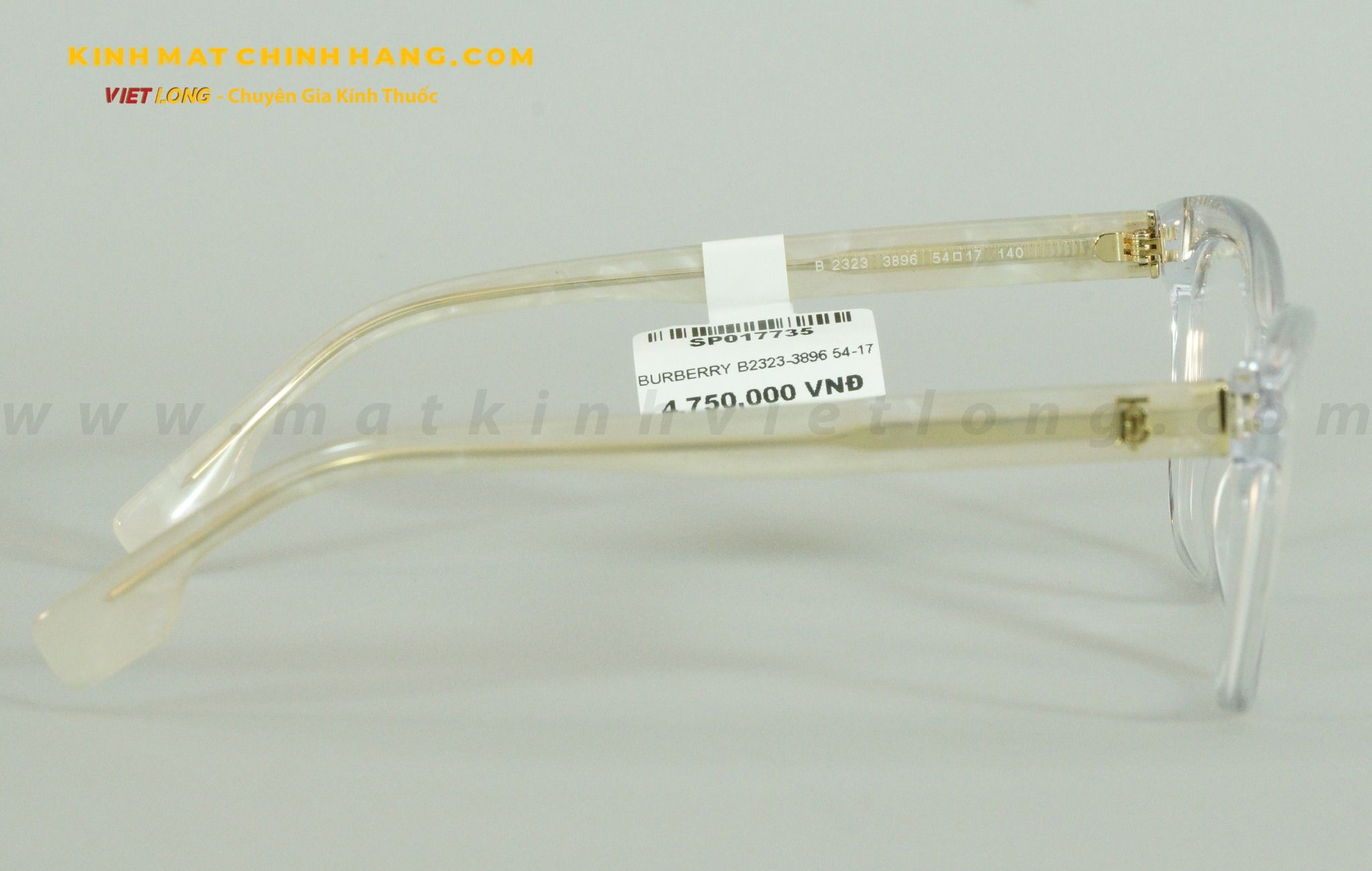 GỌNG KÍNH BURBERRY B2323-3896 54-17