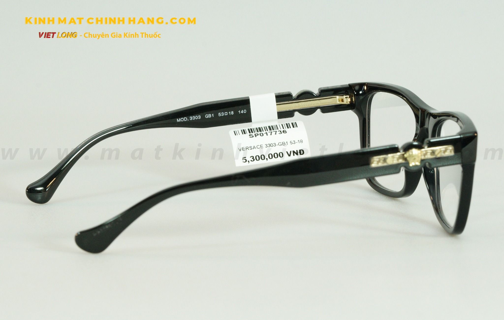 GỌNG KÍNH VERSACE 3303-GB1 53-18