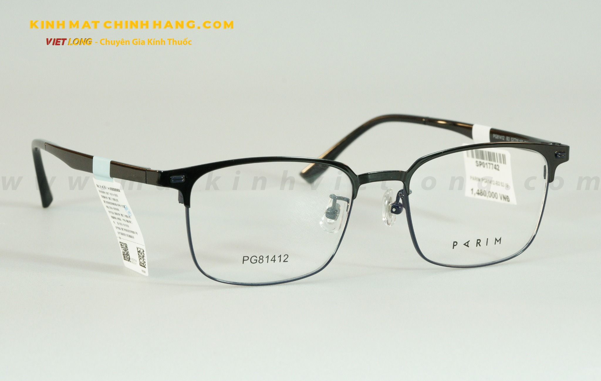 GỌNG KÍNH PARIM PG81412-B3 52-18