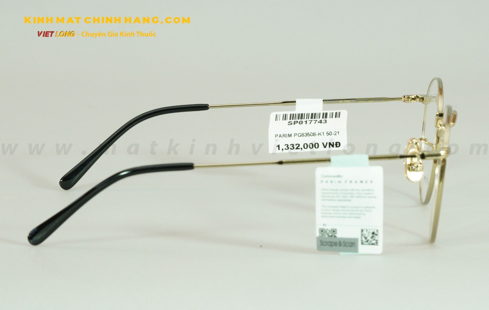 GỌNG KÍNH PARIM PG83508-K1 50-21
