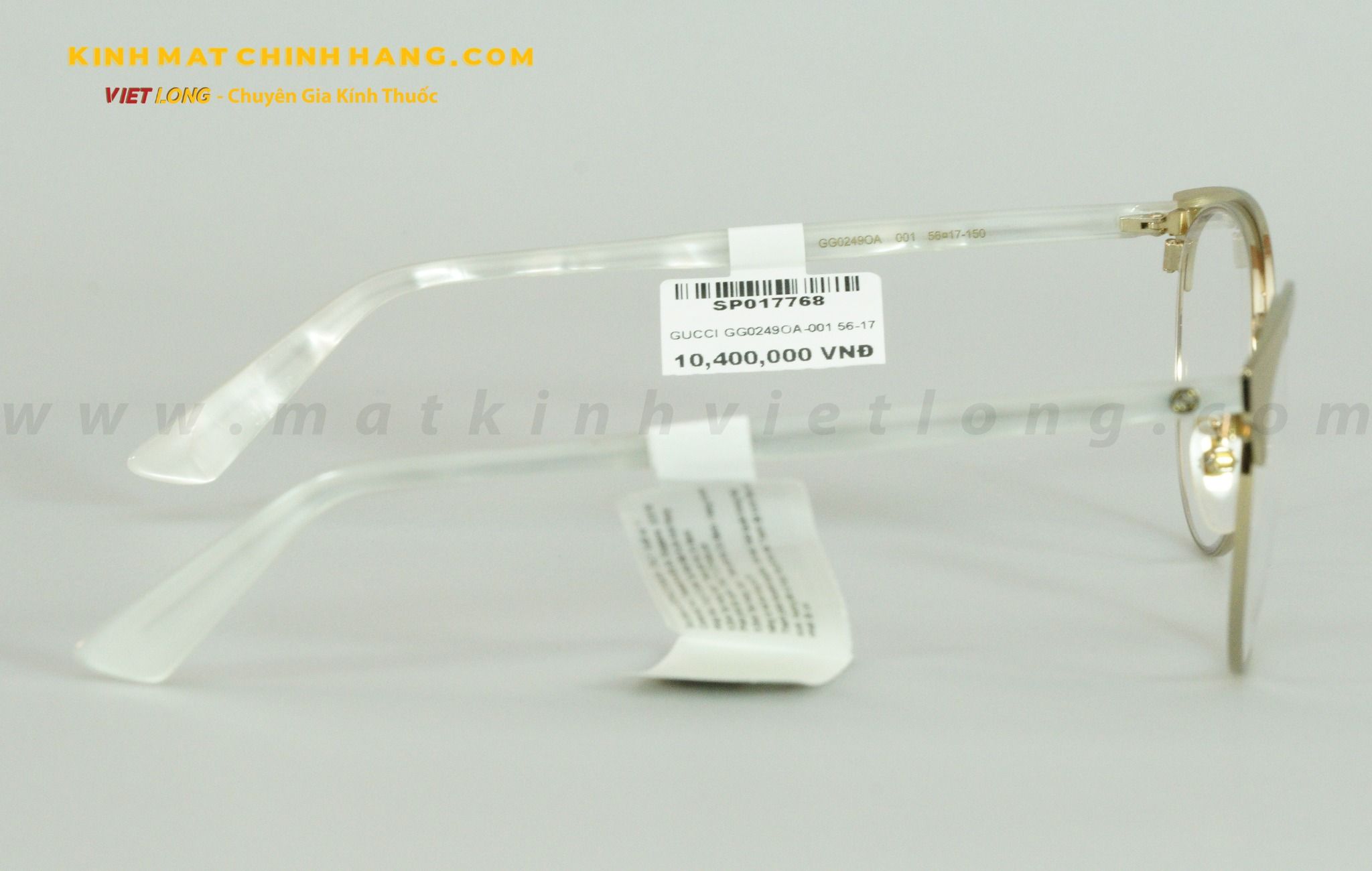 GỌNG KÍNH GUCCI GG0249OA-001 56-17