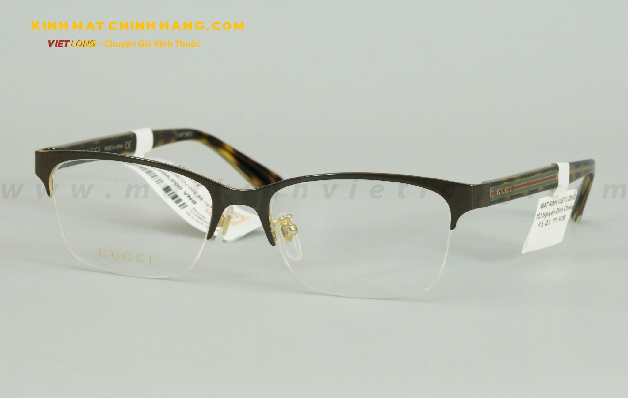  GỌNG KÍNH GUCCI GG0387OJ-002 55-18 