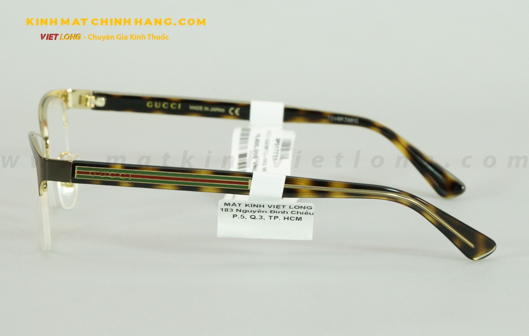  GỌNG KÍNH GUCCI GG0387OJ-002 55-18 