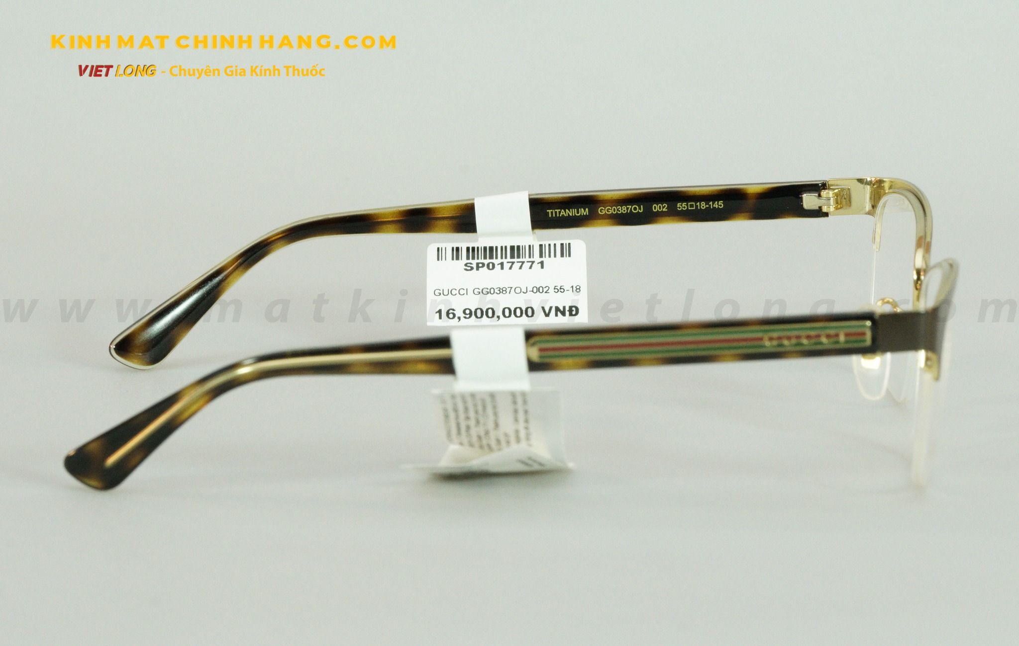 GỌNG KÍNH GUCCI GG0387OJ-002 55-18
