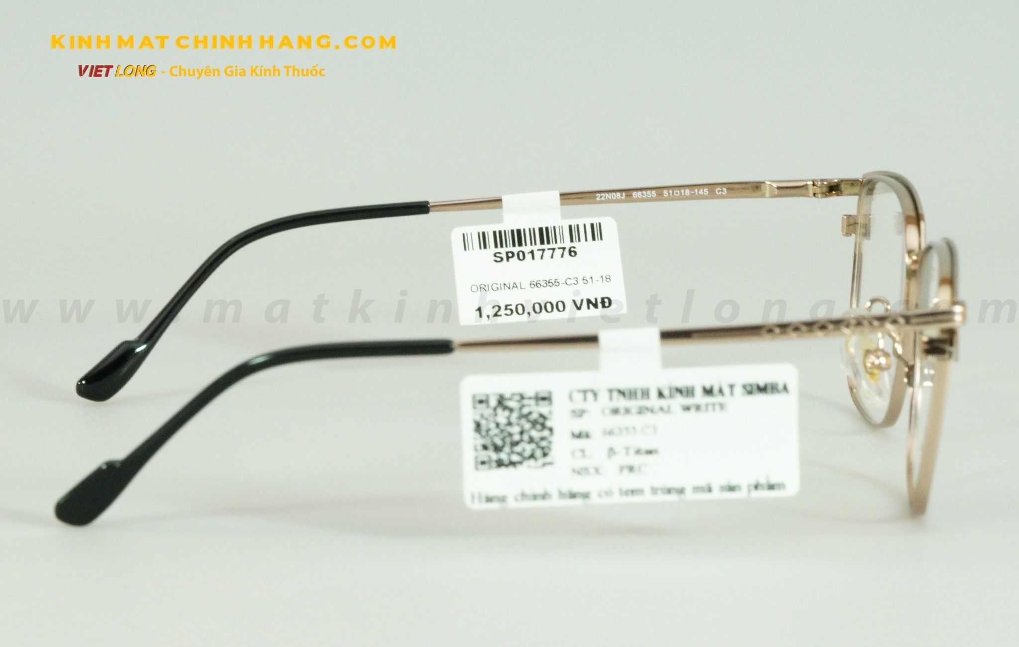 GỌNG KÍNH ORIGINAL 66355-C3 51-18