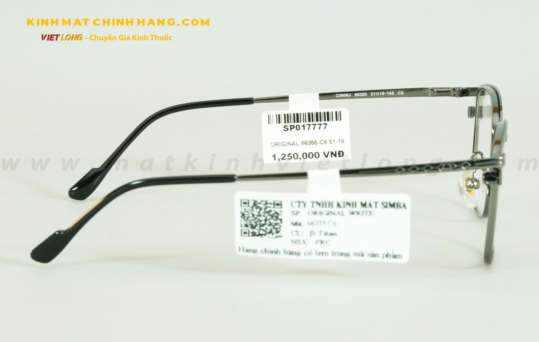 GỌNG KÍNH ORIGINAL 66355-C6 51-18