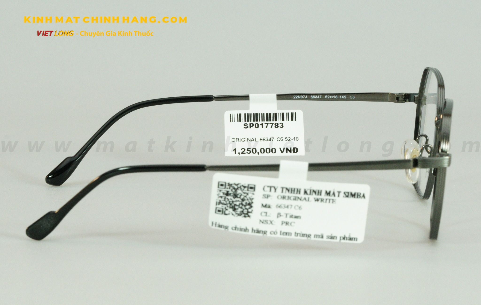 GỌNG KÍNH ORIGINAL 66347-C6 52-18