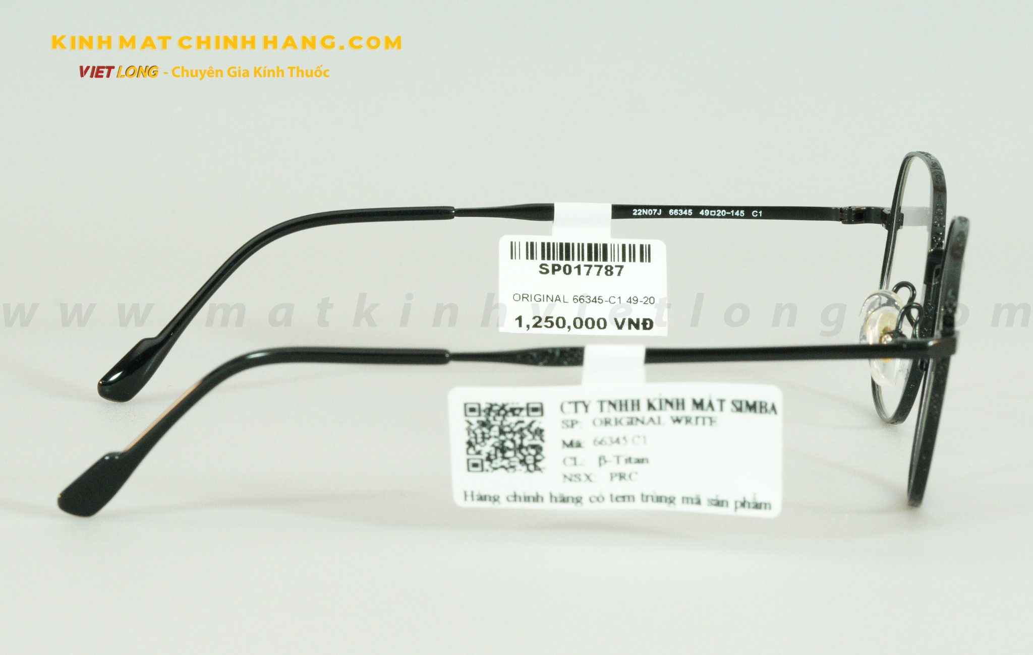 GỌNG KÍNH ORIGINAL 66345-C1 49-20
