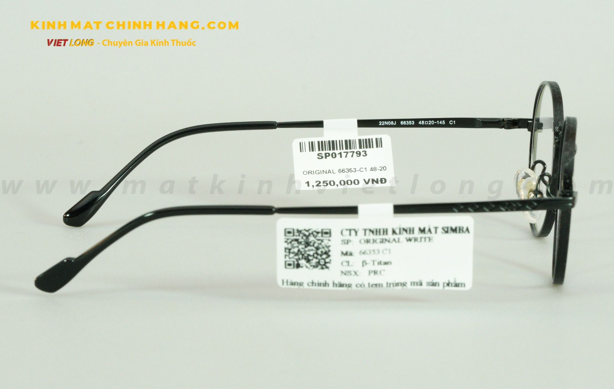 GỌNG KÍNH ORIGINAL 66353-C1 48-20