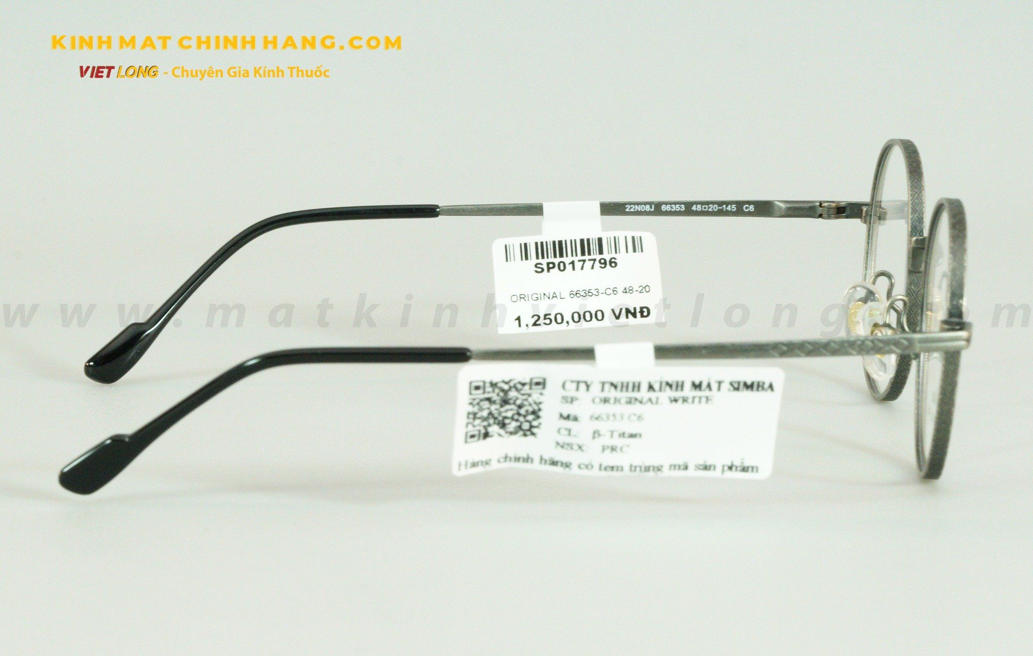 GỌNG KÍNH ORIGINAL 66353-C6 48-20