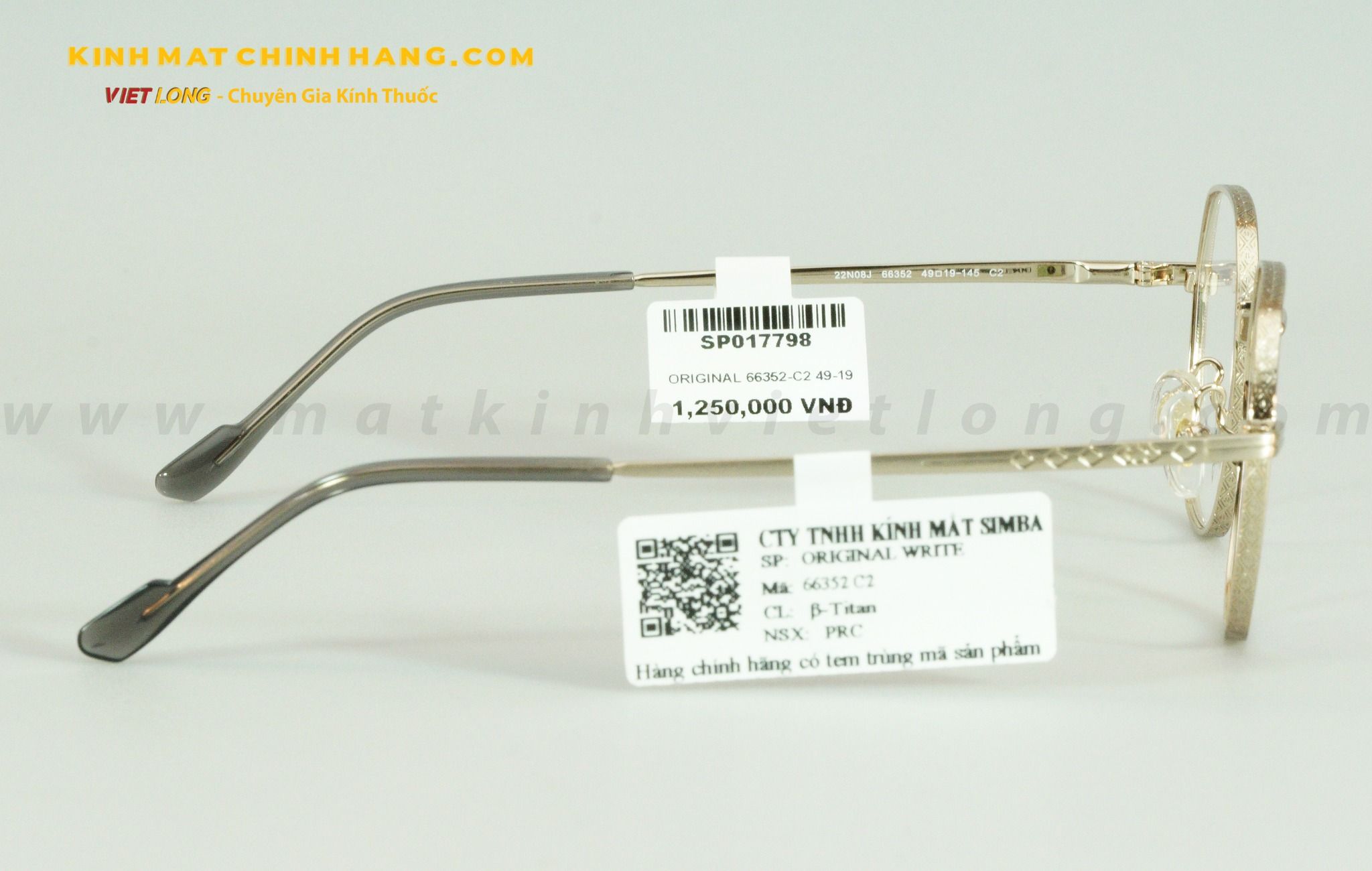 GỌNG KÍNH ORIGINAL 66352-C2 49-19