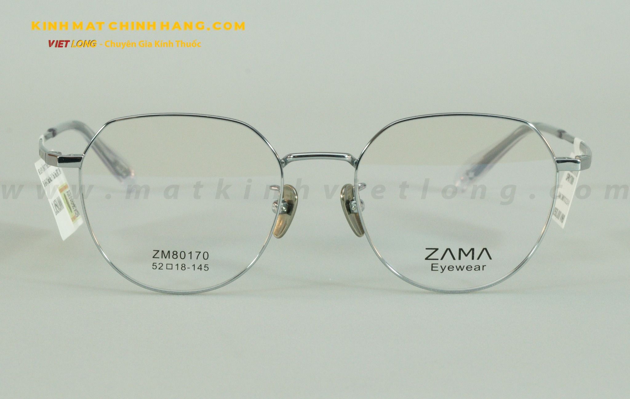  GỌNG KÍNH ZAMA ZM80170-C2 52-18 