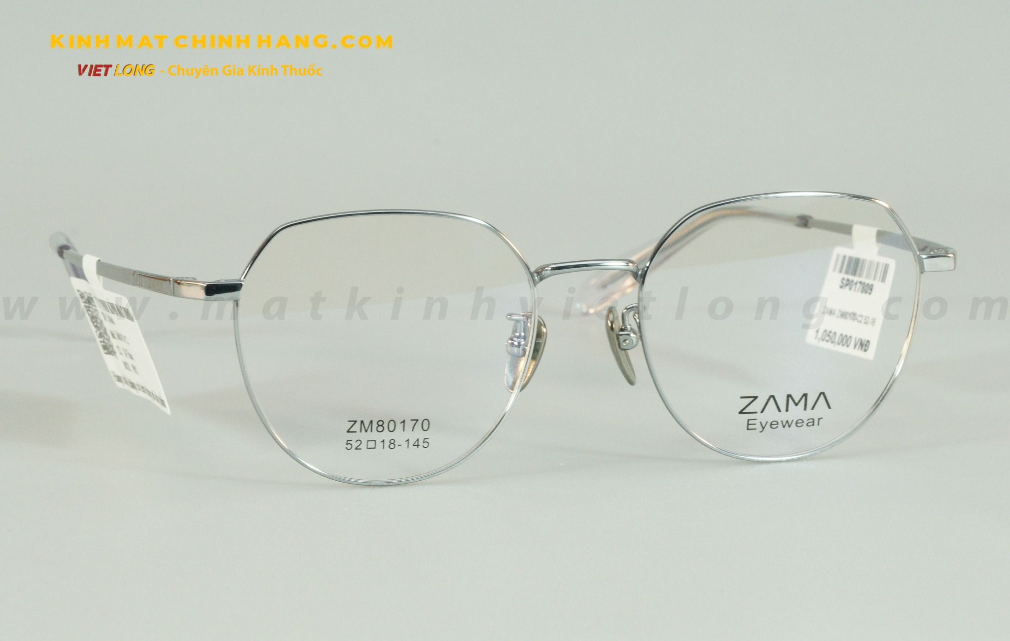  GỌNG KÍNH ZAMA ZM80170-C2 52-18 