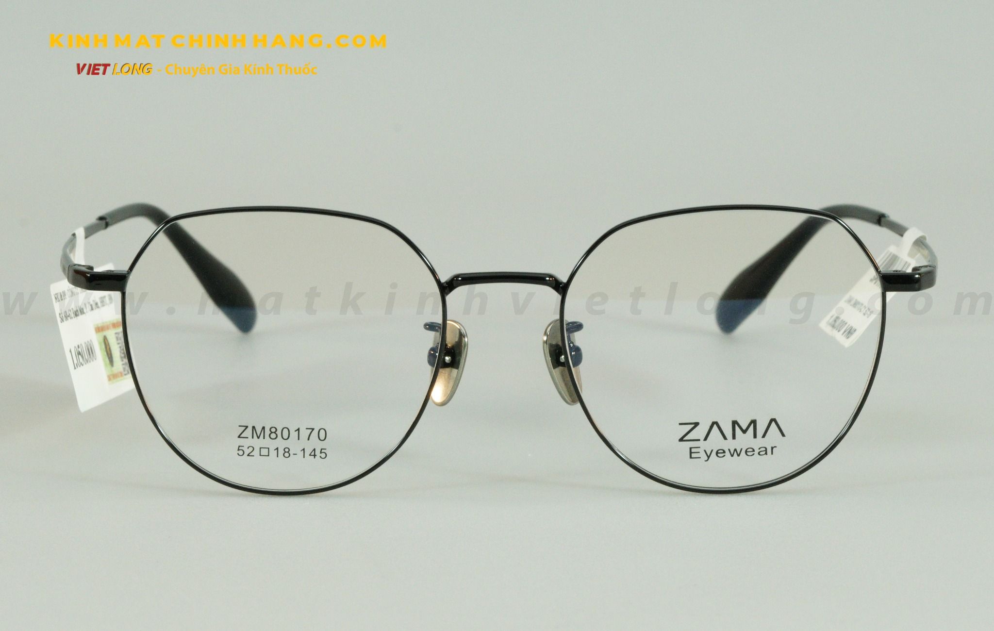  GỌNG KÍNH ZAMA ZM80170-C1 52-18 