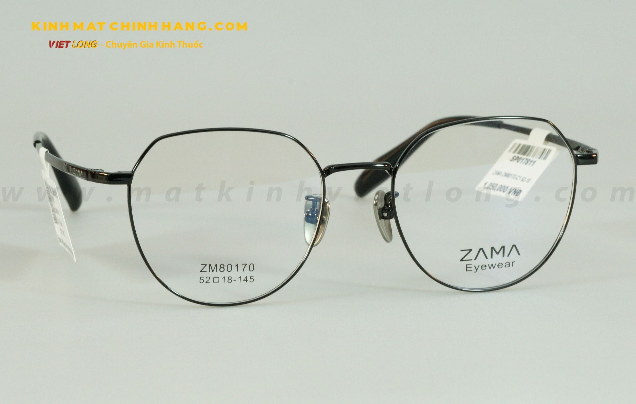  GỌNG KÍNH ZAMA ZM80170-C1 52-18 