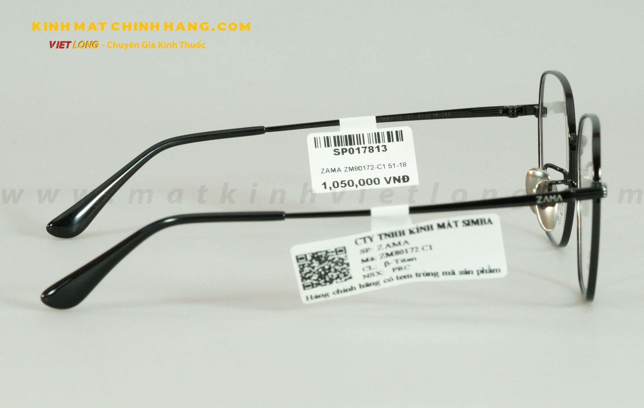 GỌNG KÍNH ZAMA ZM80172-C1 51-18