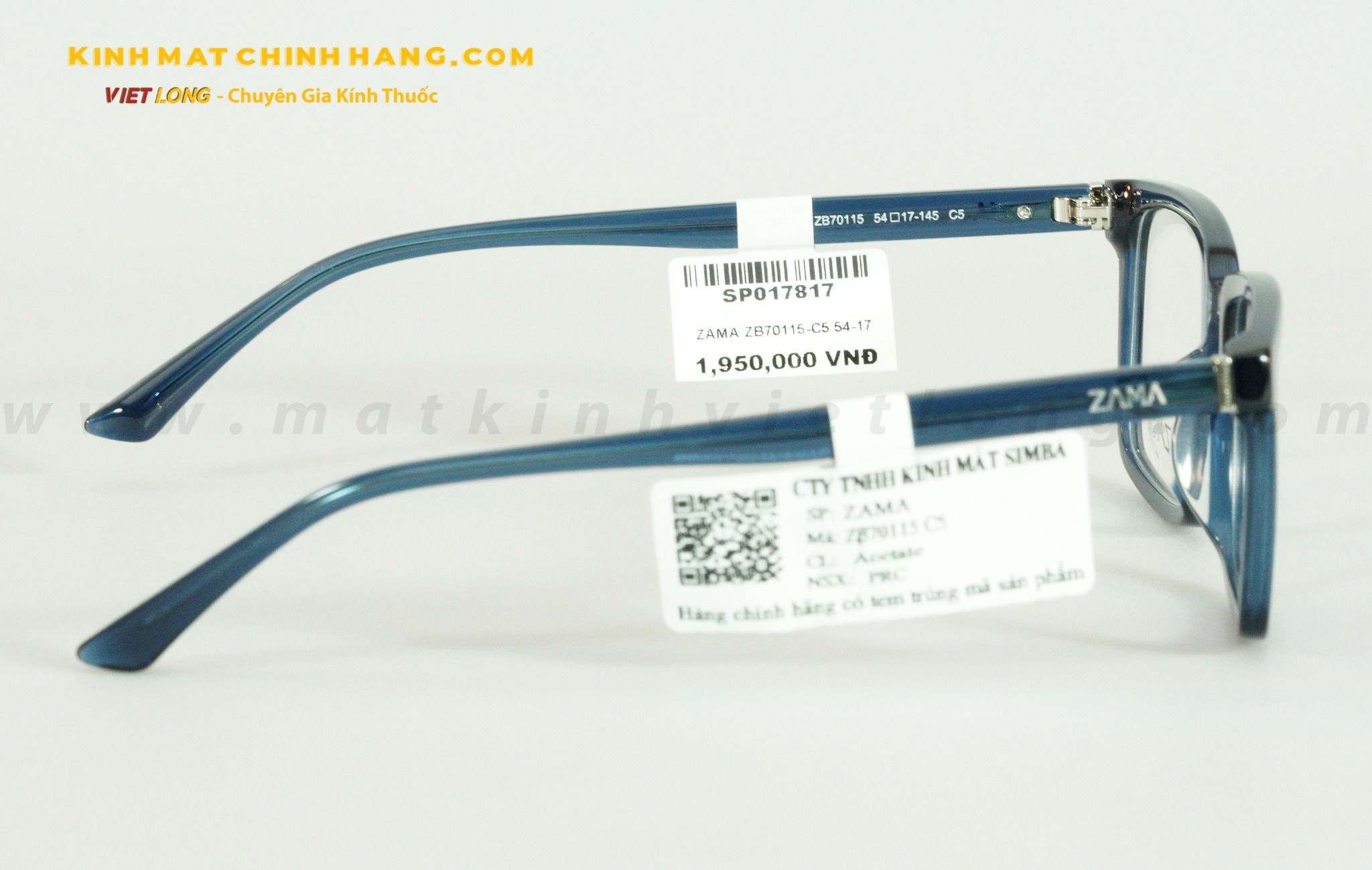 GỌNG KÍNH ZAMA ZB70115-C5 54-17